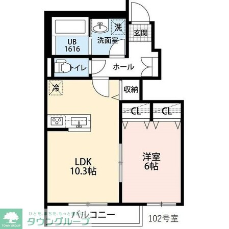 コントレイルIIの物件間取画像